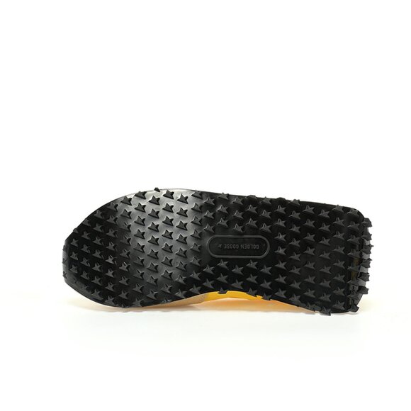 Golden Goose Orange Star Print Athletic Shoes - Picture 8 of 8